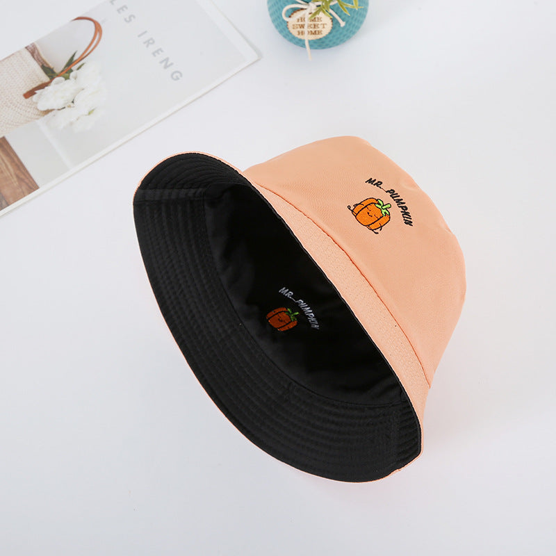 Bordado de verduras al por mayor poliéster Sunshade Bucket Sombrero
