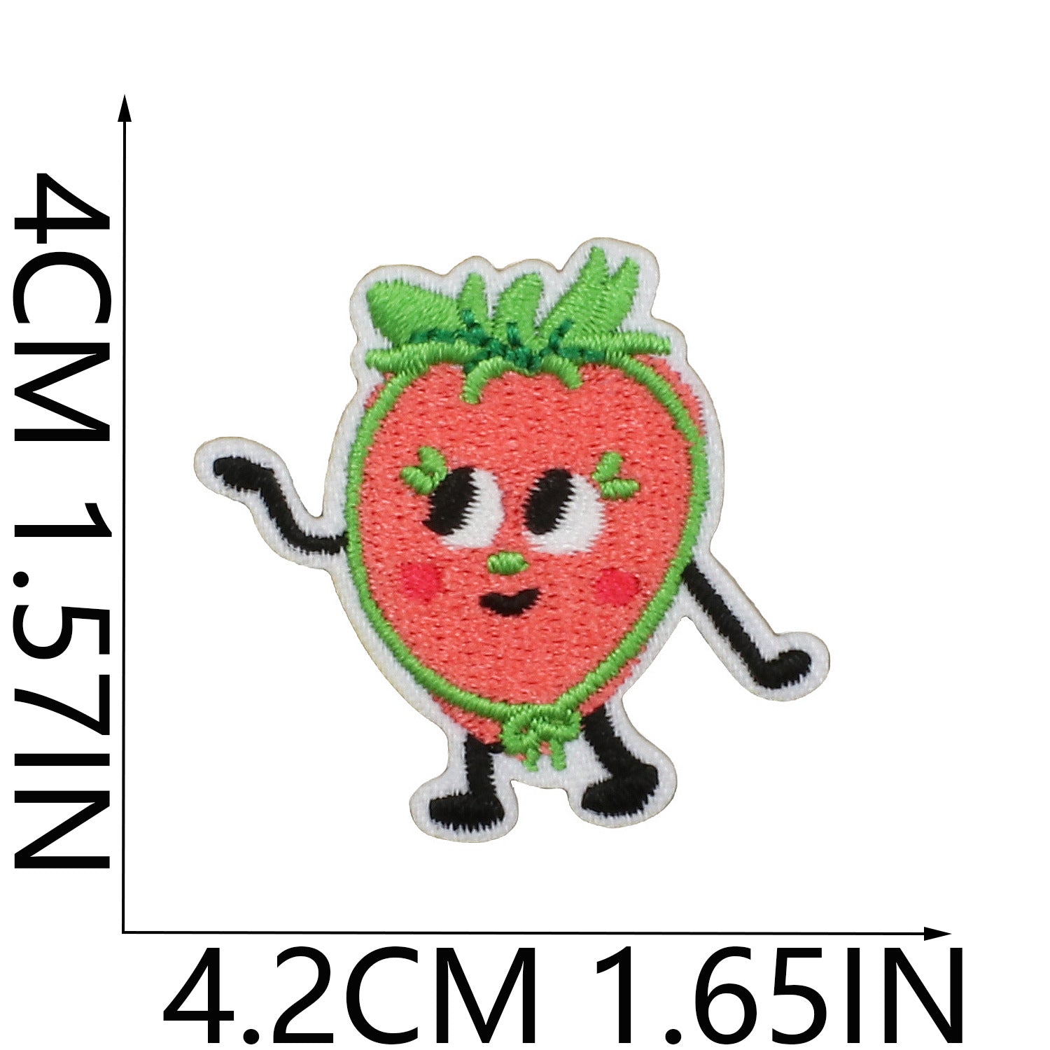 Wholesale Cute Orange Banana Embroidered Fruit Patches For Clothing DIY Accessory