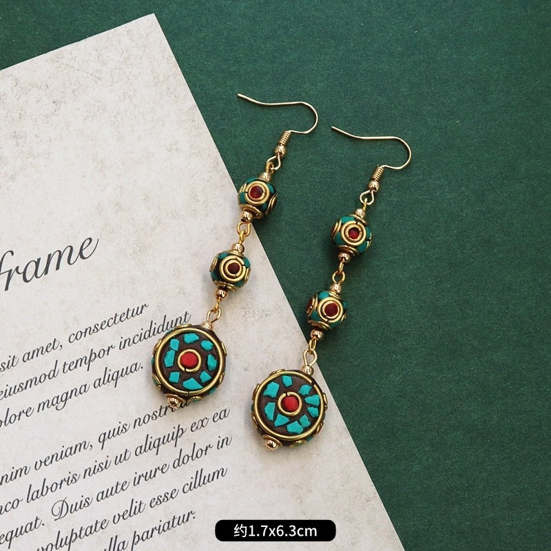 Wholesale Nepal Minimalist Alloy Earrings