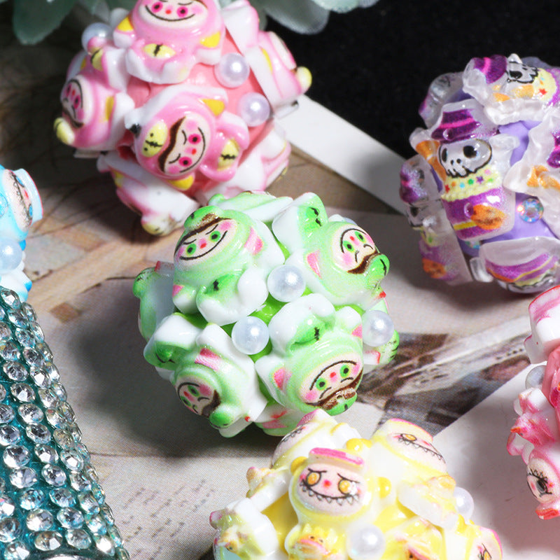 Wholesale 10pcs Cute cartoon Beads