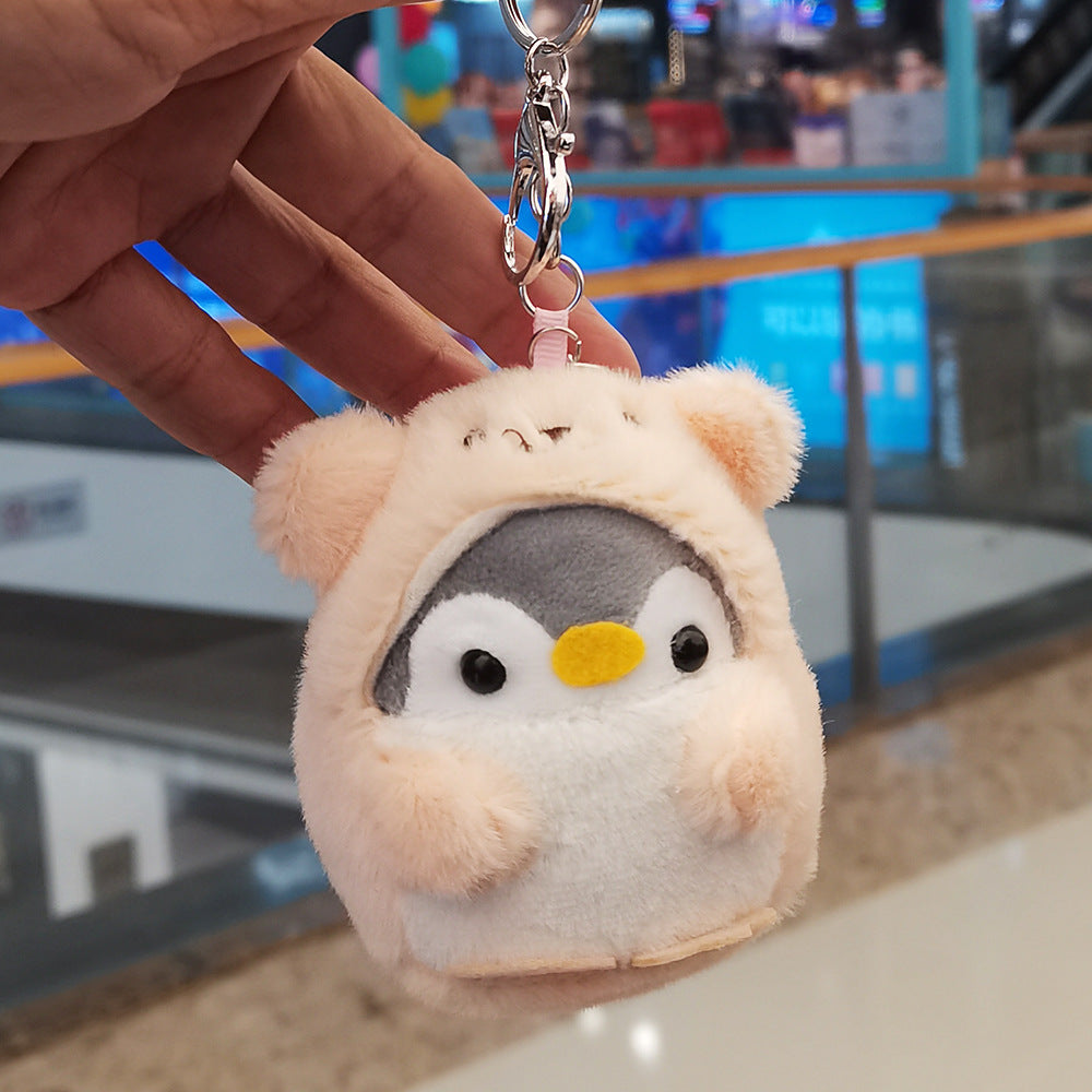 Wholesale Penguin Pendant Plush Doll Keychain