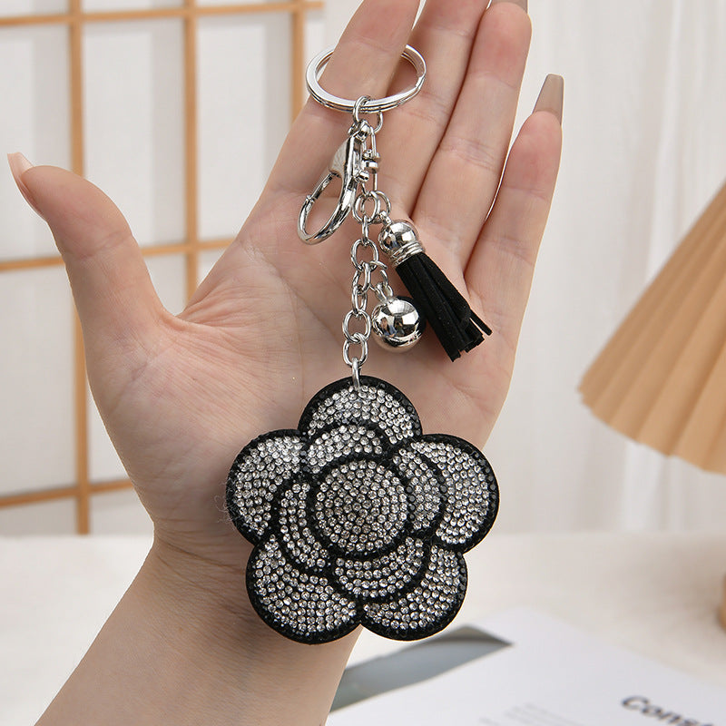 Wholesale Plum Blossom Rhinestone Keychain