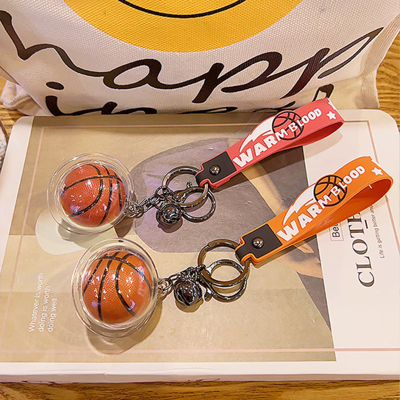 Llavero de baloncesto de PVC al por mayor