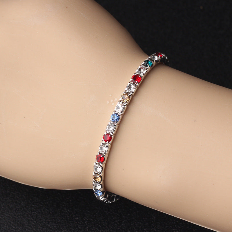 Wholesale Full Diamond Elastic Cord Claw Chain Bracelet