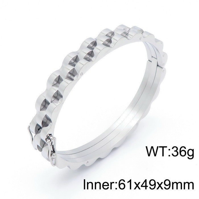 Wholesale Popular Stainless Steel Personalized Multi-size Fashion Bracelet