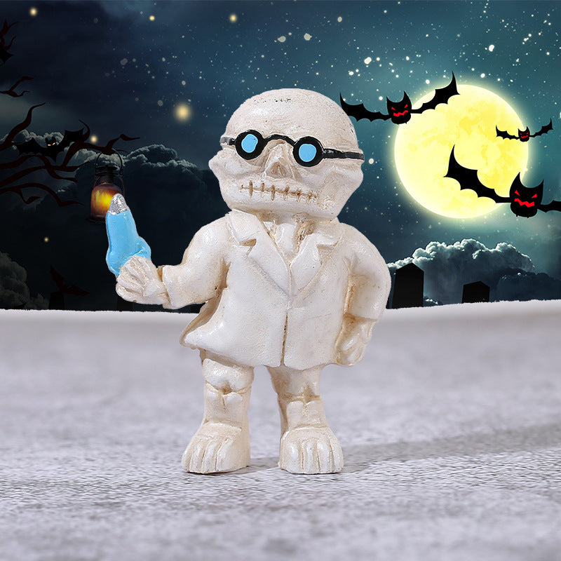 Wholesale  skull ornaments horror resin ornaments