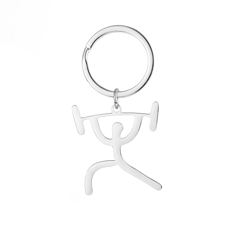 Wholesale Sports Matchman Stainless Steel Keychain