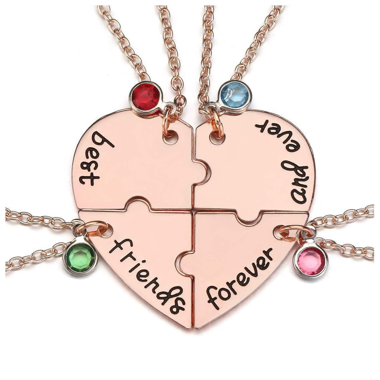 Wholesale December Birthday Stone Stainless Steel Love Puzzle Necklace
