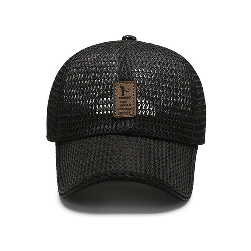 Wholesale Gauze sun visor fishing baseball mesh cap breathable duckbill cap