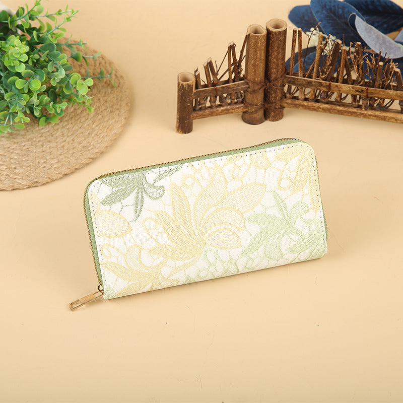 Wholesale Fashion Single Pull Soft Leather Women's Wallet