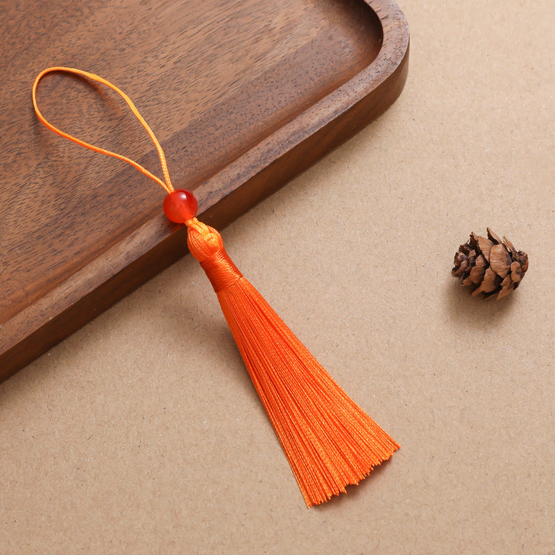 Wholesale 7cm Beaded Ice Silk Tassel Pendant