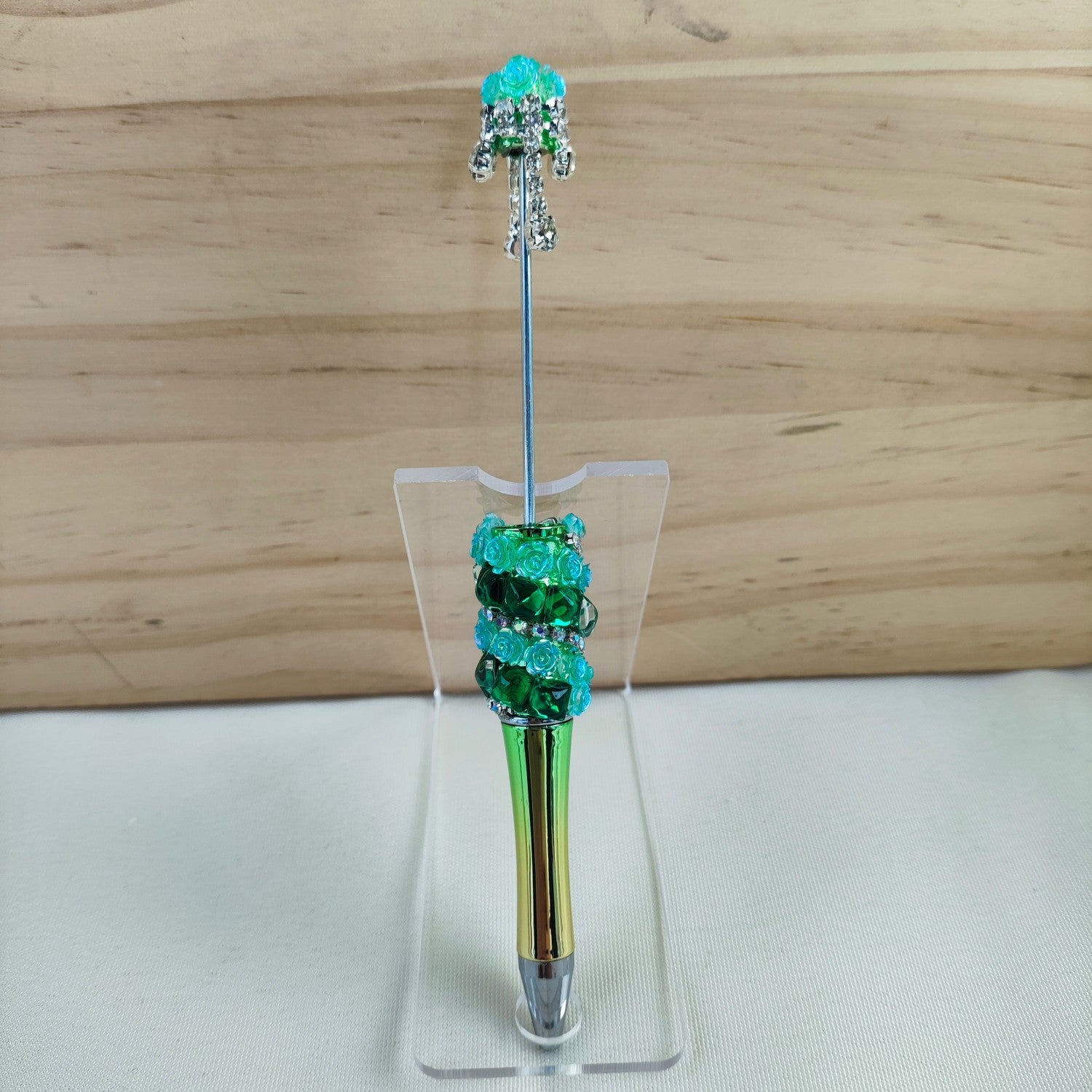 Wholesale Flash Rose Beadable Pen