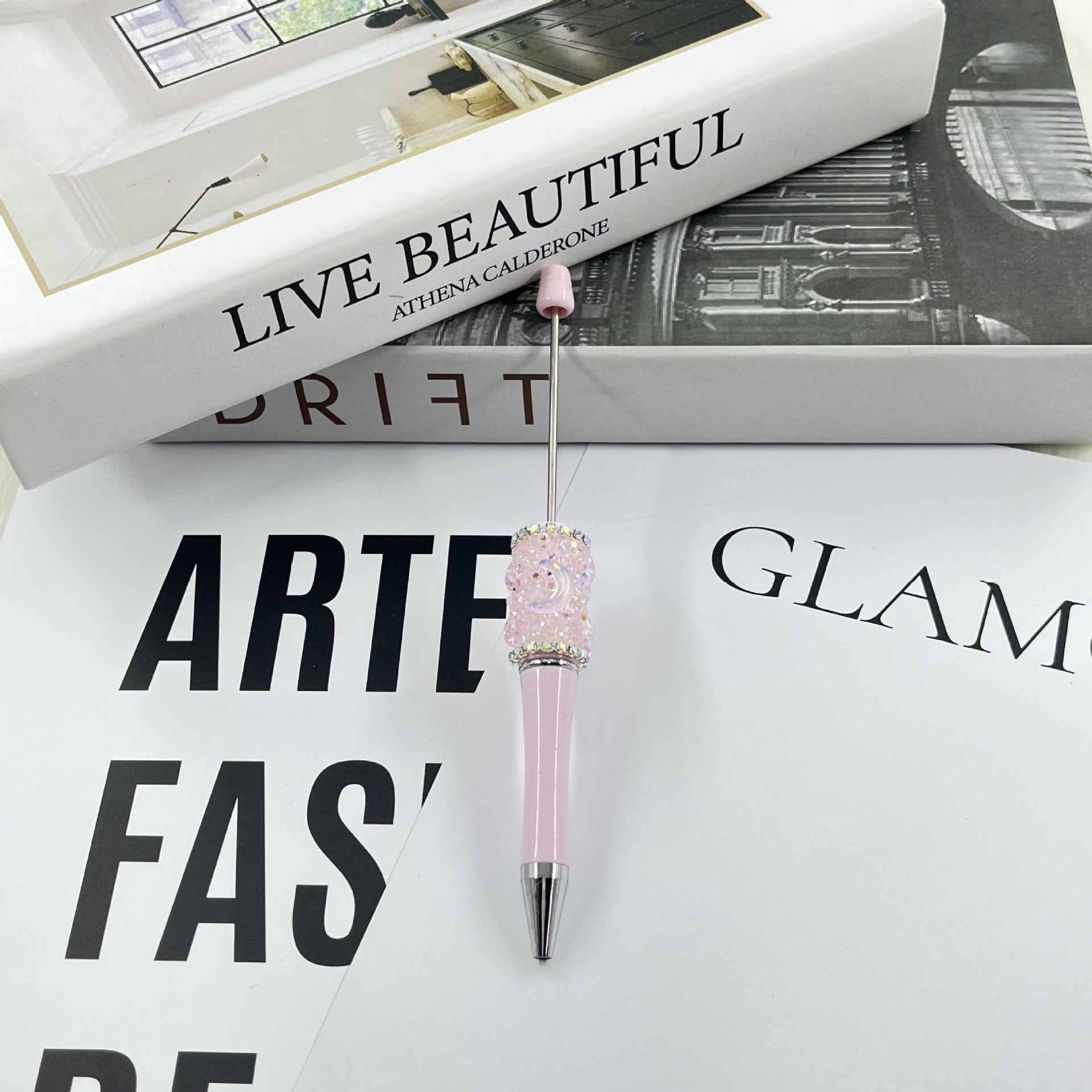 Wholesale 5pcs Sugar Star and Moon Fancy Beadable Pens