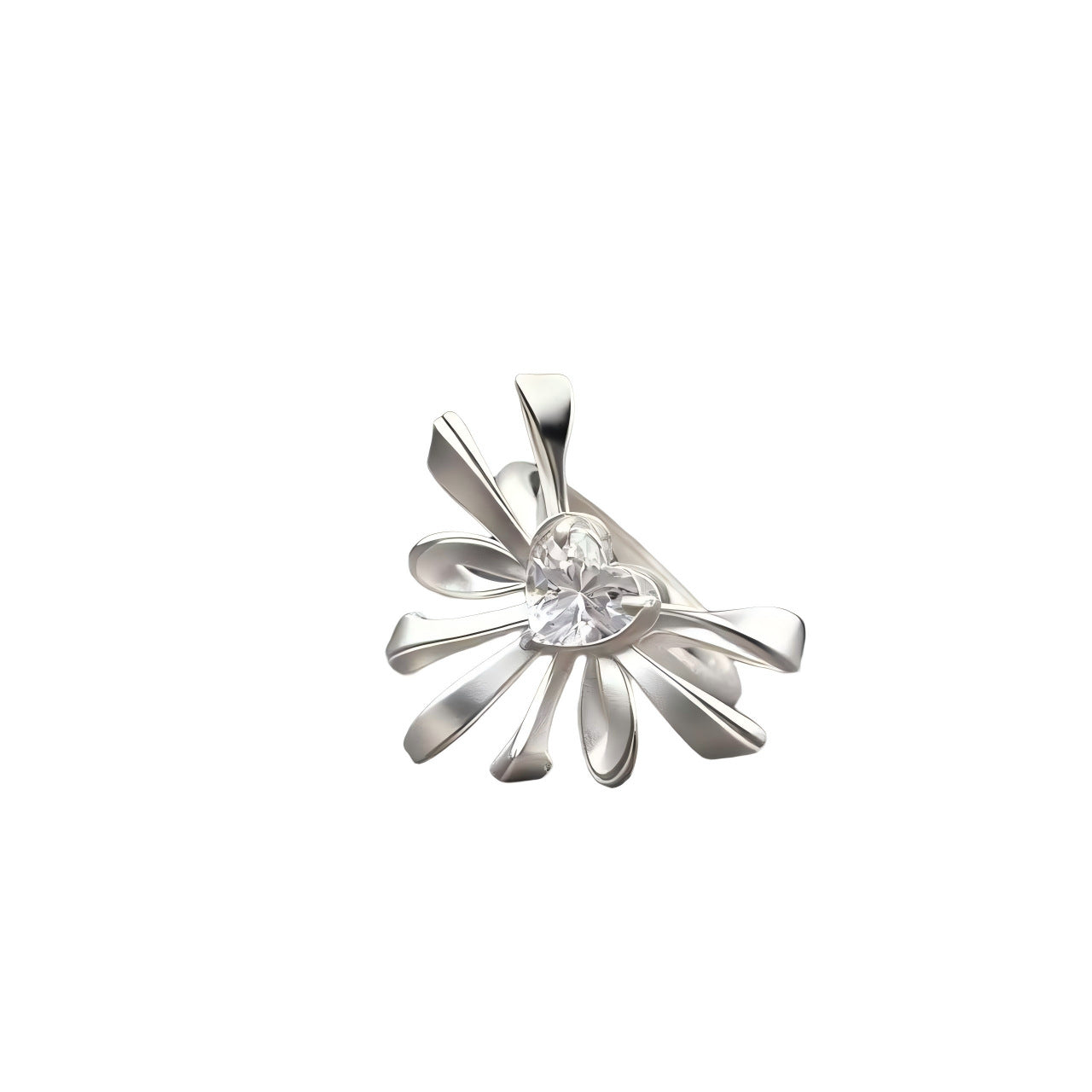 Wholesale Butterfly Knot Love Zircon Transforms into Adjustable Rings