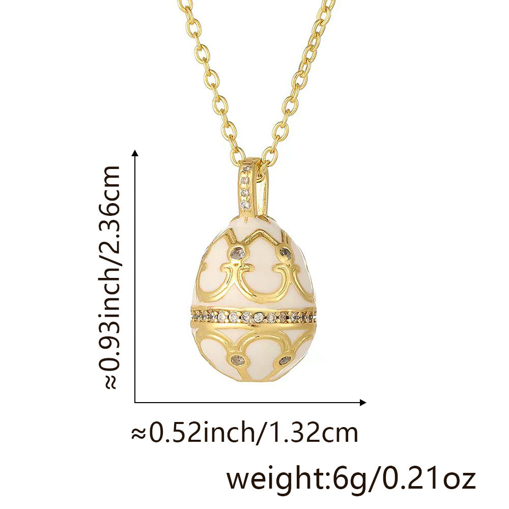 Wholesale  Easter Pendant Opable Necklace