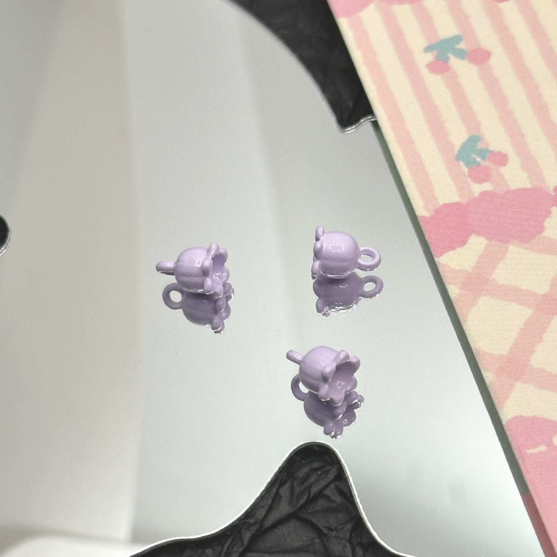 Wholesale 10pcs Mini Small Lily of the Valley  Alloy Jewelry Accessories DIY