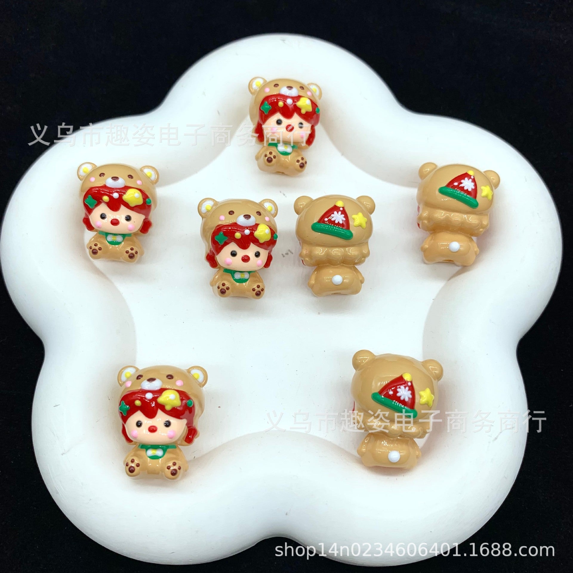 Wholesale 10pcs Christmas series Acrylic Beads