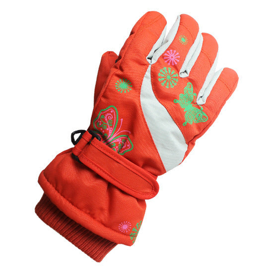 Wholesale of Children's Ski Velvet Gloves
