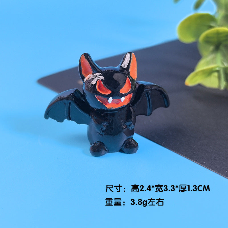 Wholesale  Bat Resin Ornament for Car Dashboard and Tabletop Decoration DIY Craft Supply