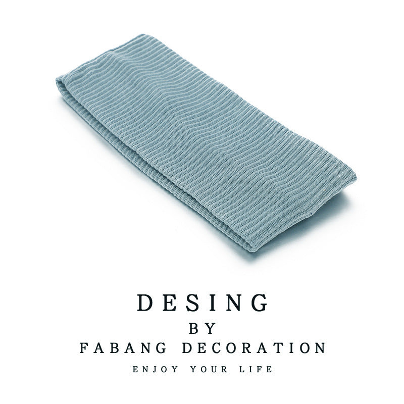 Wholesale Knitted silk scarf sweat-absorbing running sports face washing headband