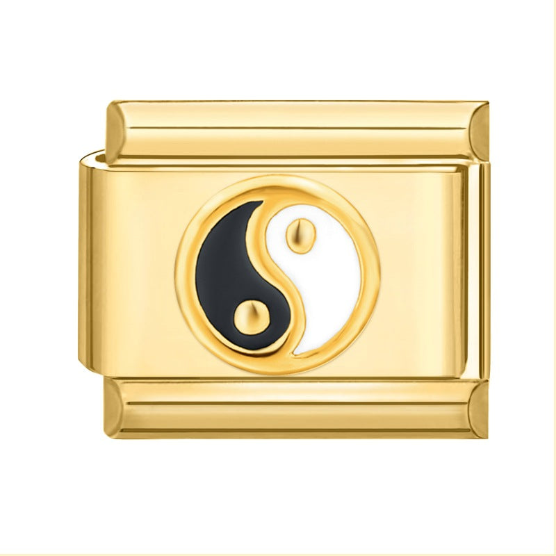 Wholesale Gold-bottomed Retro Creative Crafts Handmade Personalized Charms