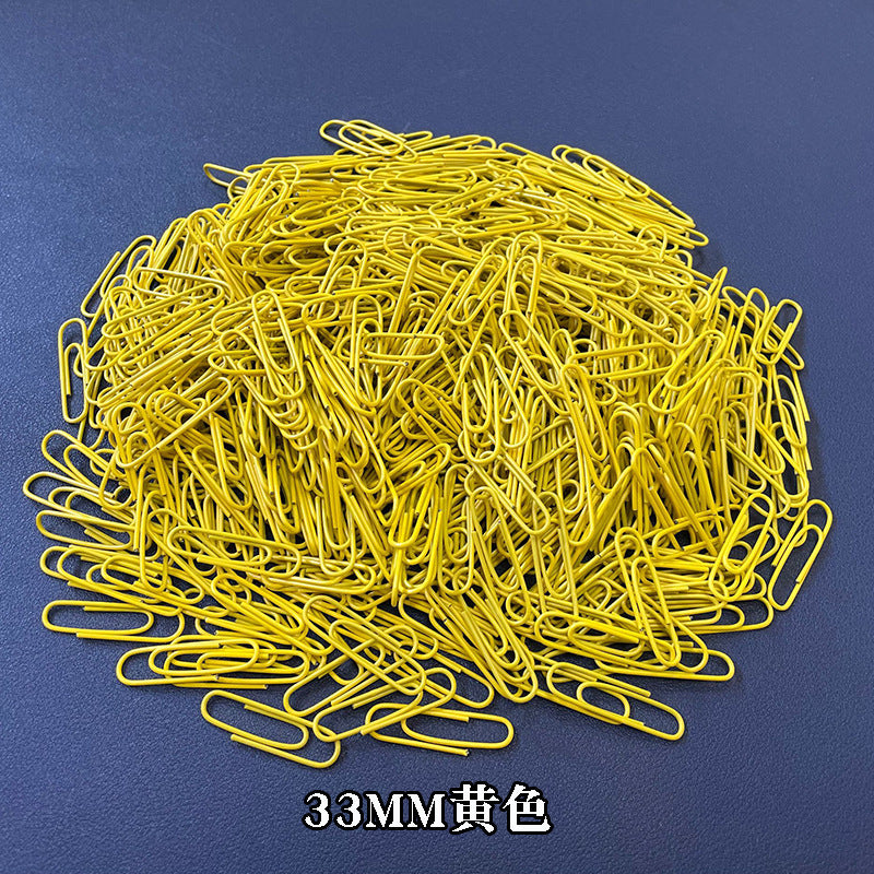 Wholesale Color paper clip 28mm paper clip 33mm folder folder 50mm multicolor 25mm color paper clip
