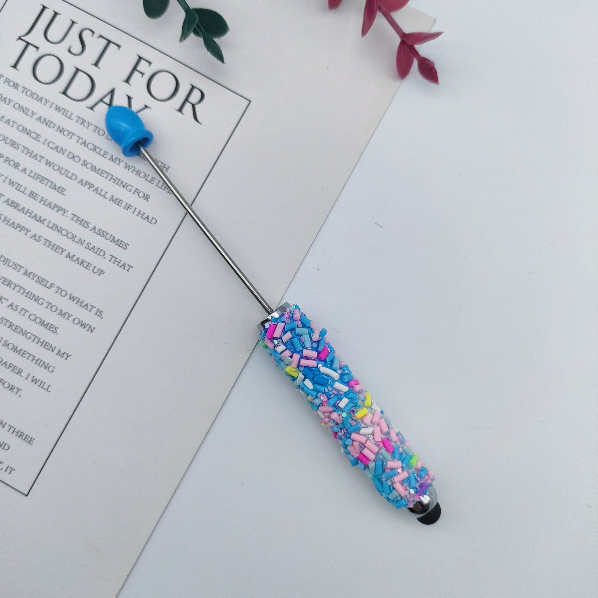 Wholesale Colorful Sugar Capsules Touch Screen Beadable  Pen