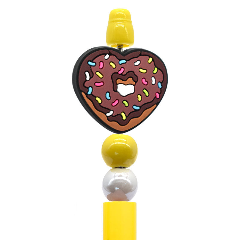 Wholesale  Random 100pcs Cartoon Food Donuts Cute Resin  Beads Focal Beads