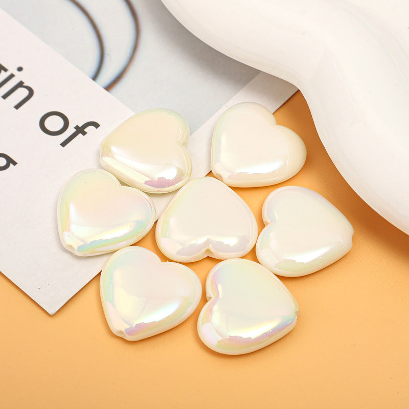 Al por mayor 100 piezas de amor brillante corazón de amor acrílico