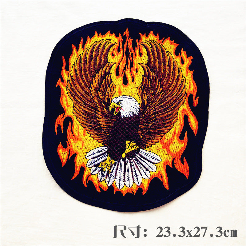 Wholesale Large punk style clothing embroidery DIY Patches