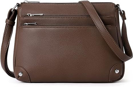 Wholesale Crossbody Color Contrasting Multi Zipper Pocket Classic Function Shoulder Bags