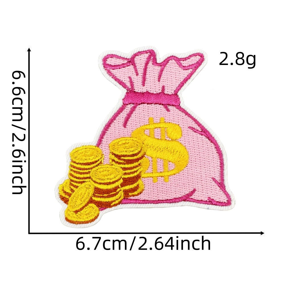Wholesale Pink Western-style Cartoon Embroidery DIY patches
