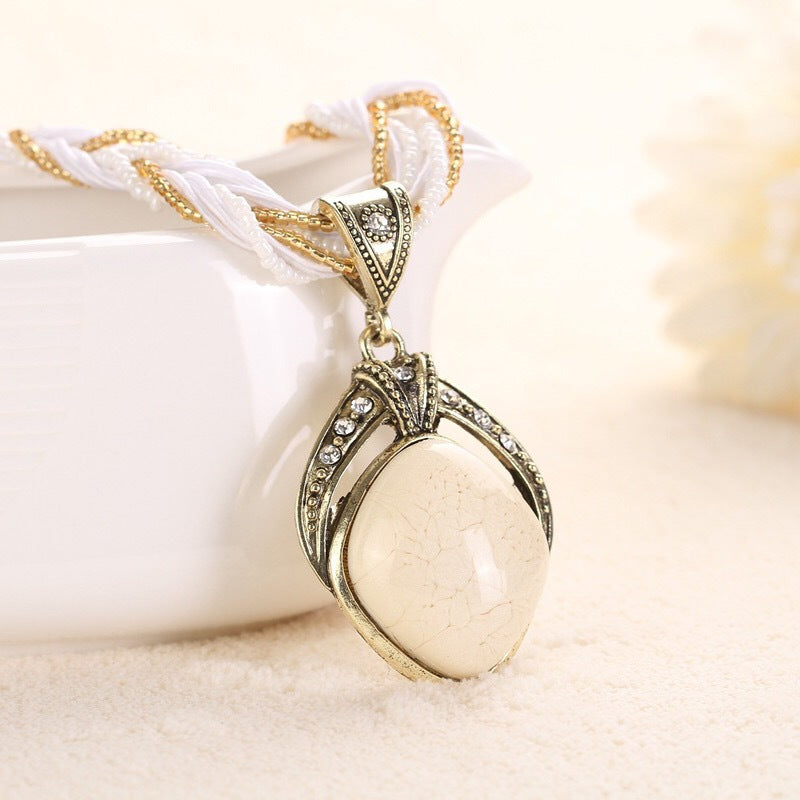 Wholesale Bohemian Retro Ethnic Style Alloy Necklace