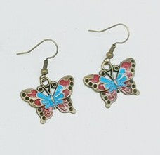 Wholesale Butterfly Alloy Gear Bracelet Set