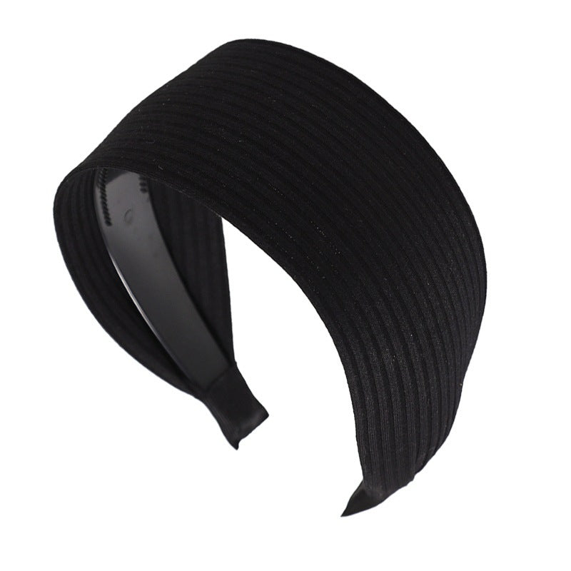 Wholesale French knitted widened headband fabric headband