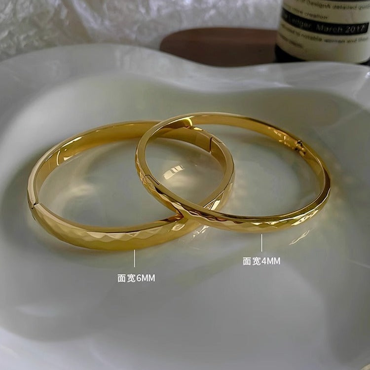 Wholesale Titanium Steel Diamond Buckle Bracelet