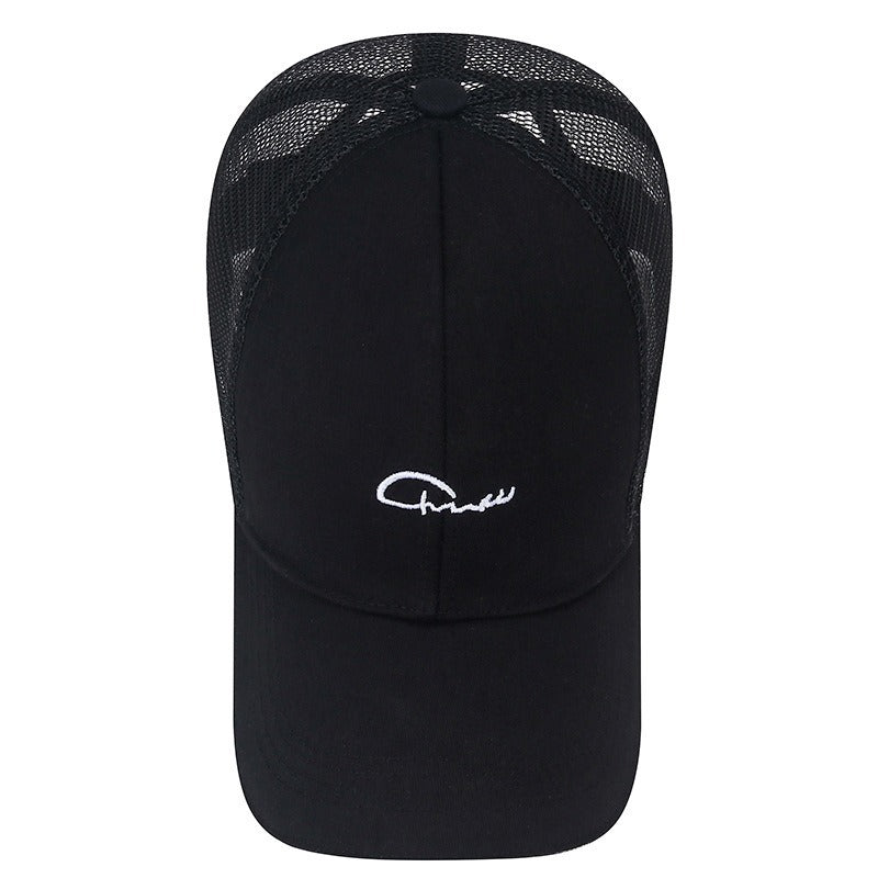 Wholesale Versatile Sun Visor Black and White Casual Baseball Cap