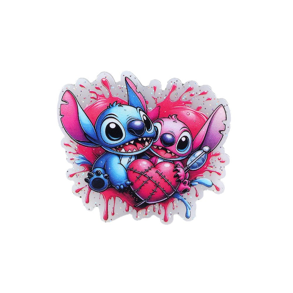 Wholesale Cute cartoon character and animal accessories in acrylic OLY Exclusive