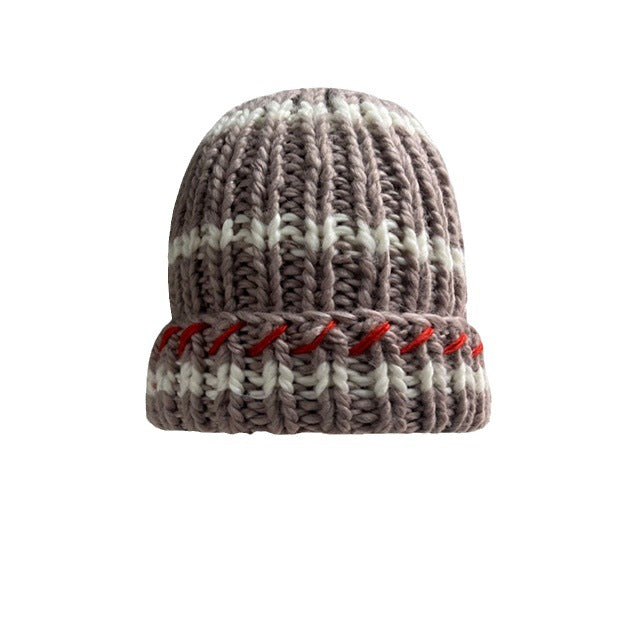 Wholesale Winter Warm Handmade Knitted Hat Beanie