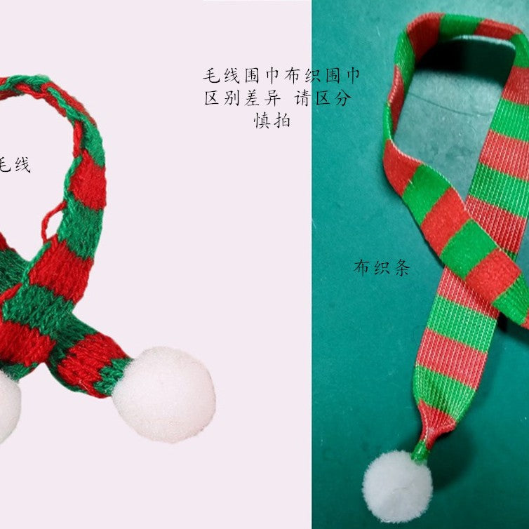 Wholesale 10pcs Christmas Mini f Woven Small f Red White Red Green Stripe