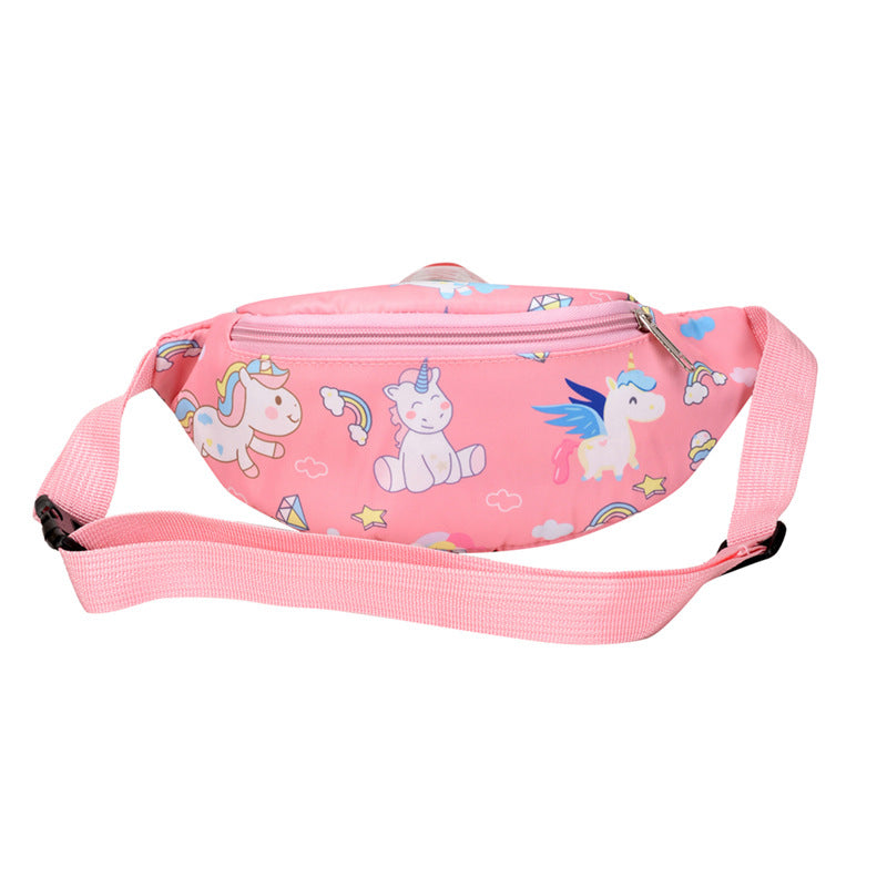 Wholesale Nylon Kids Cartoon Dinosaur Unicorn Shoulder Messenger Bag