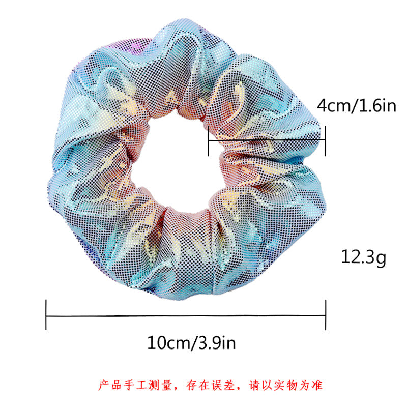 Wholesale Fabric LED Glitter Large Intestine Hair Ties
