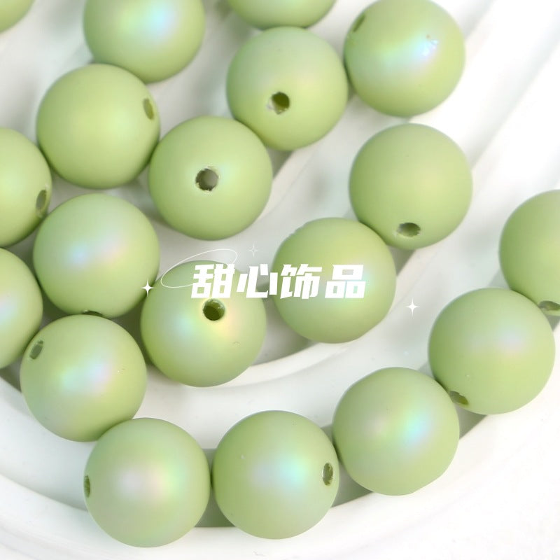 Wholesale 10PCS Colorful Aurora Acrylic Beads