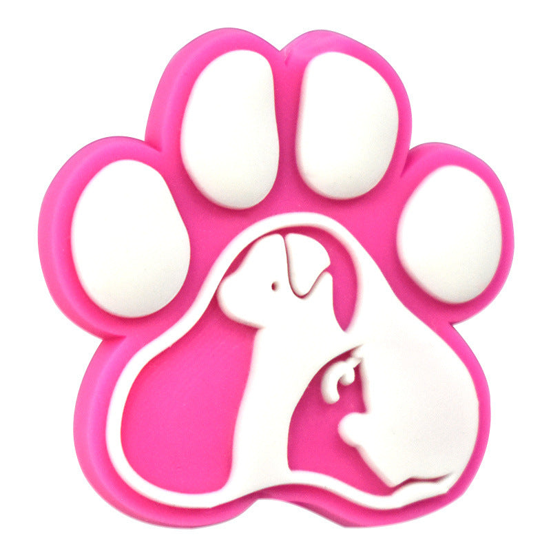 Wholesale Random 100pcs Dog Paw Series Creative Ballpoint Pen Bead Focal Beads