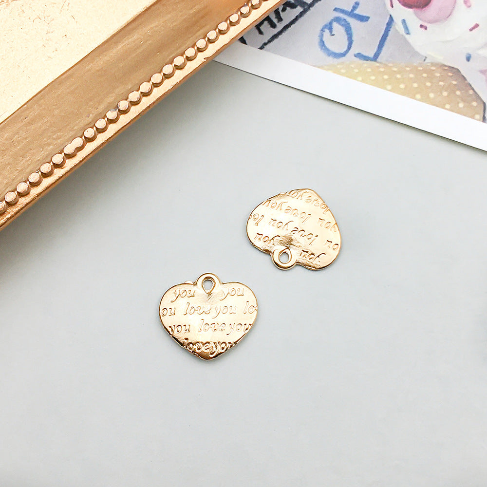 Wholesale Alloy simulation heart letter pendant bracelet necklace accessories