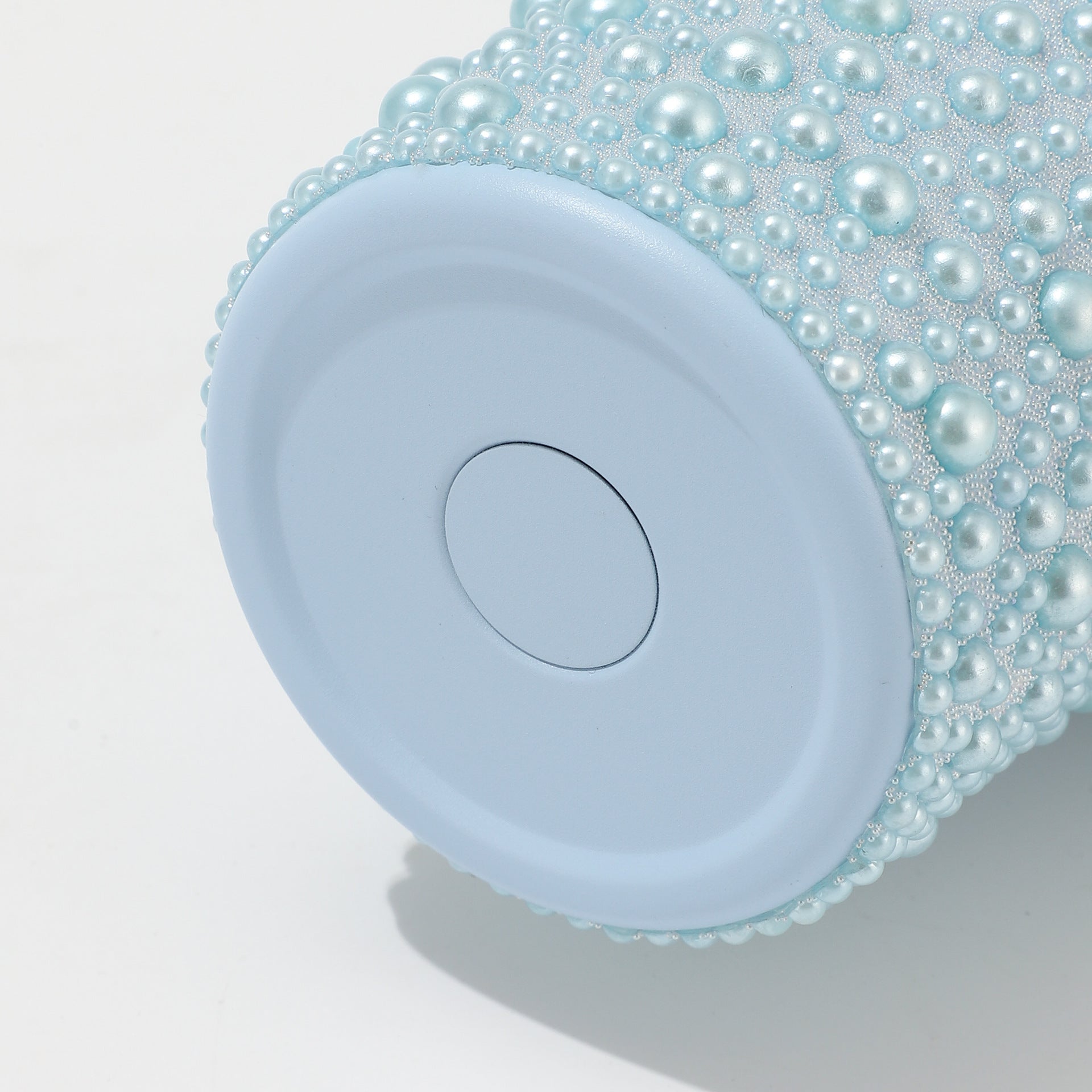 Wholesale Diamond pearl 40oz handle car cup 304 stainless steel cup with straw