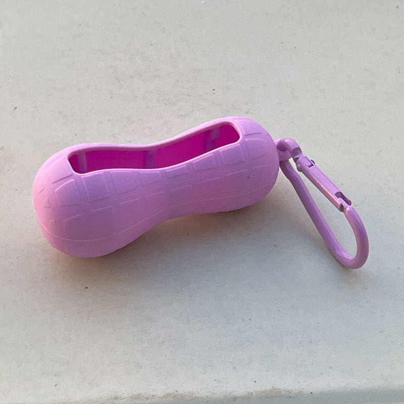 Wholesale Lipstick case silicone protective case bow lipstick bag keychain