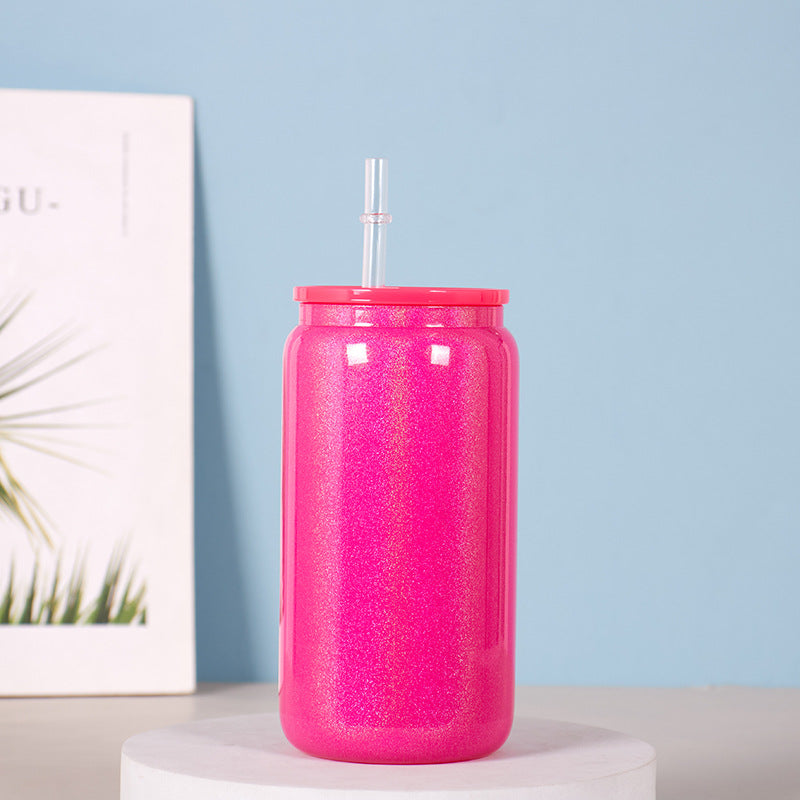 Wholesale Sublimation Heat Transfer 16oz Frosted Glass Cup