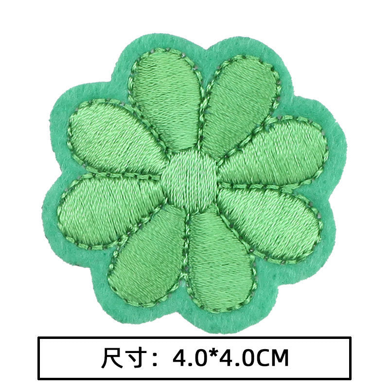 Wholesale 10pcs Hot sale cute flower series cloth patch colorful rose patch
