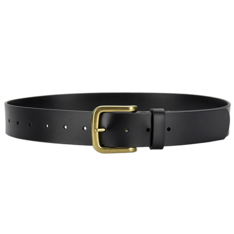 Wholesale Genuine Leather Belt for Men,  Cowhide Pin Buckle Waist Belt